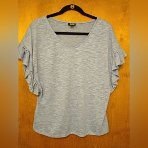 A.N.A. women's top by size XS in heather blue.